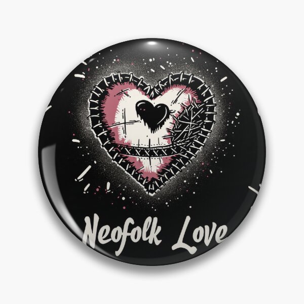 Item preview, Neofolk Love: Heart Stitched with neoclassical and "Irish folk" music style. designed and sold by Piotrek0001.
