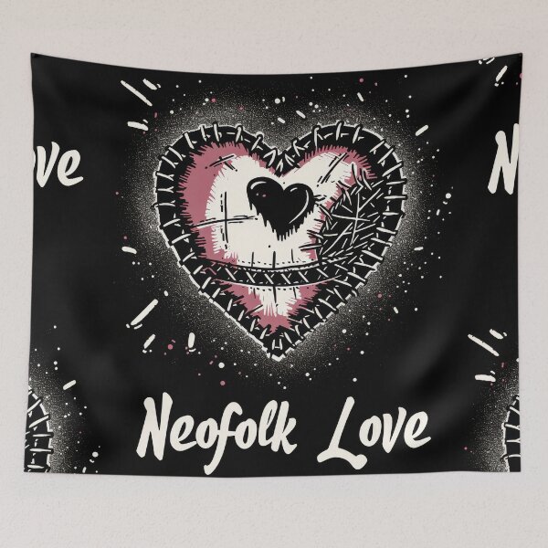 Item preview, Neofolk Love: Heart Stitched with neoclassical and "Irish folk" music style. designed and sold by Piotrek0001.