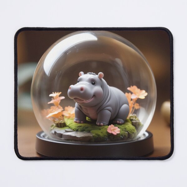 Item preview, Hippo in Crystal Ball designed and sold by NeatThingLover.