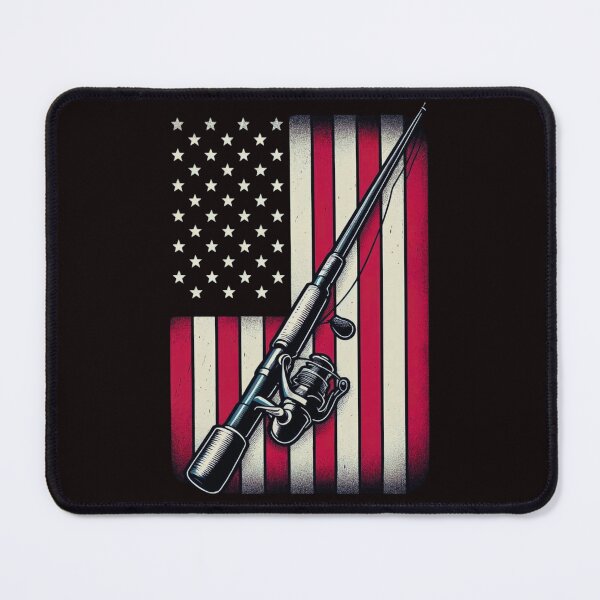 Item preview, Vintage American Flag Fishing designed and sold by Dominic-Design.