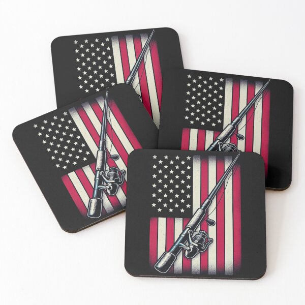 Item preview, Vintage American Flag Fishing designed and sold by Dominic-Design.