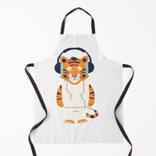 Item preview, Bengal tiger with headphones designed and sold by Yeyishop.
