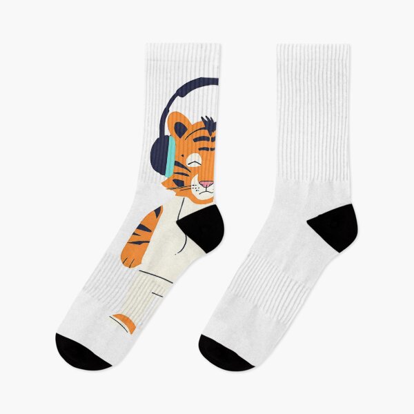 Item preview, Bengal tiger with headphones designed and sold by Yeyishop.