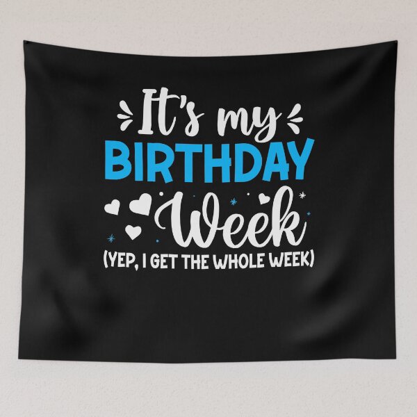 Item preview, It´s my birthday week, birthday saying #2 designed and sold by creativerooney.