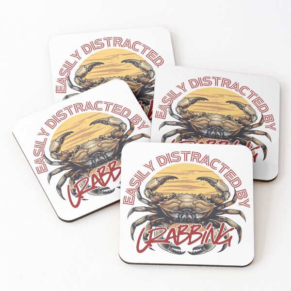 Item preview,  Easily Distracted by Crabbing designed and sold by ChefOCreations.