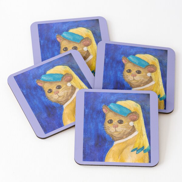 Item preview, Hamster With a Pearl Earring designed and sold by HedgieDoll.
