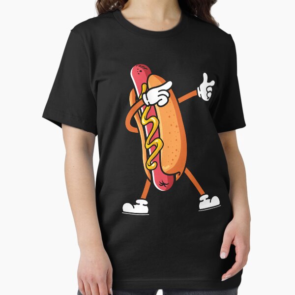 Item preview, Cute Dabbing Hot Dog Design For Kids Men Women Dancing Food designed and sold by universe-hold ⭐⭐⭐⭐⭐.