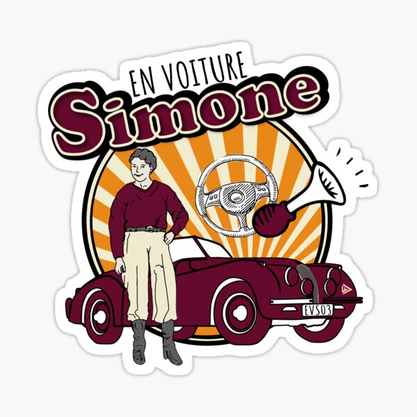 Artikel-Vorschau von Mit dem Auto Simone!, designt und verkauft von Capsycom.