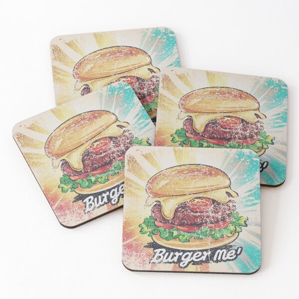 Item preview, burger me burger day special art with classic vibe designed and sold by BKSARYLIFE.