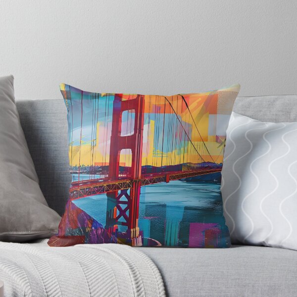 Item preview, Arquitectura geométrica abstracta de la puesta de sol en el puente Golden Gate en San Francisco California 46 designed and sold by Daniel  Vargas.