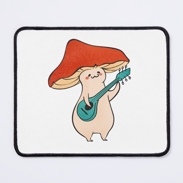 Item preview, Mushroom Head Playing A Mandolin designed and sold by BrightrDayMusicArt.