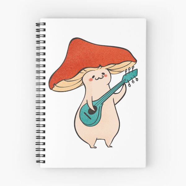 Item preview, Mushroom Head Playing A Mandolin designed and sold by BrightrDayMusicArt.