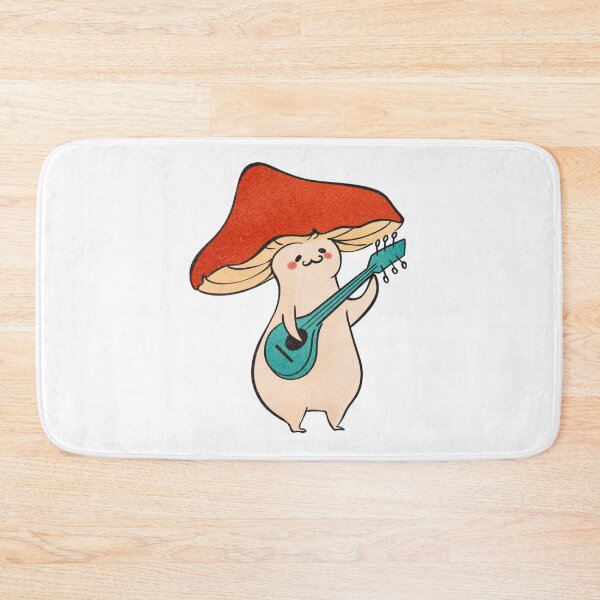 Item preview, Mushroom Head Playing A Mandolin designed and sold by BrightrDayMusicArt.