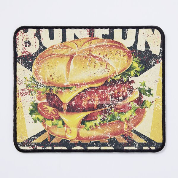Item preview, bunfun burger day special art with vintage vibe designed and sold by BKSARYLIFE.