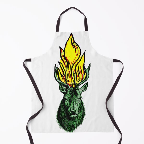 Item preview, Flaming Stag Green designed and sold by jdm1981.