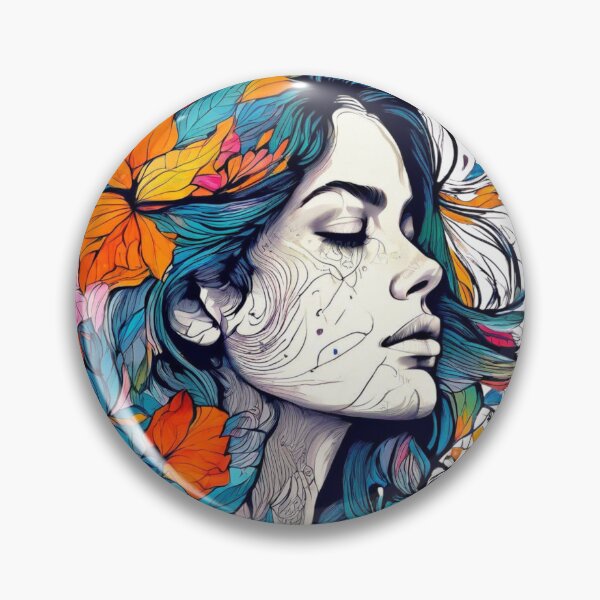 Item preview, The Woven Face: A Tapestry of Form and Fauna designed and sold by Colorful-Garden.