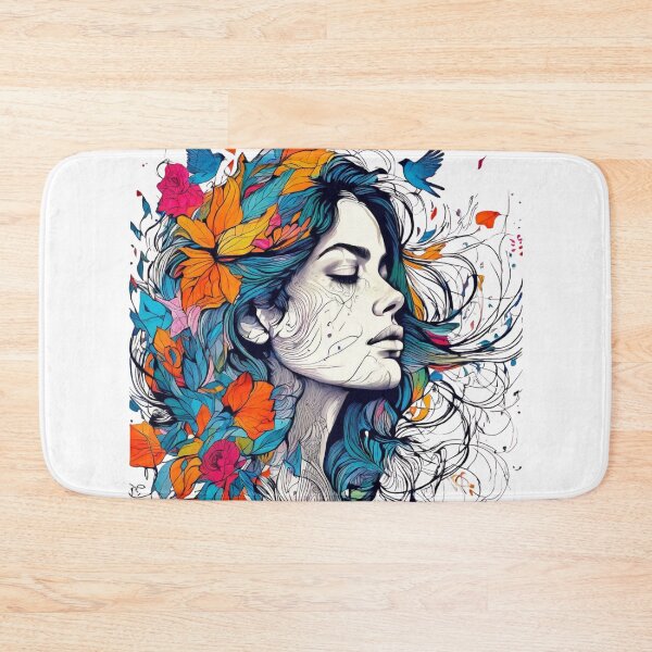 Item preview, The Woven Face: A Tapestry of Form and Fauna designed and sold by Colorful-Garden.