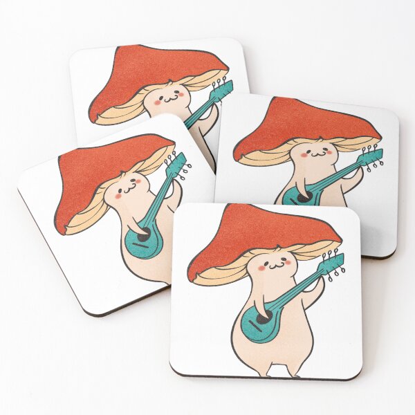 Item preview, Mushroom Head Playing A Mandolin designed and sold by BrightrDayMusicArt.
