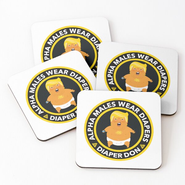 Item preview, Alpha Males wear Diapers - Diaper Don - Anti trump designed and sold by Thelittlelord.