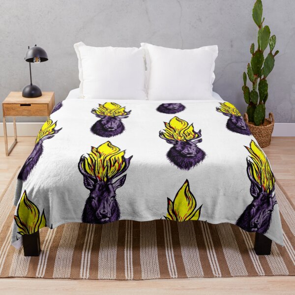 Item preview, Flaming Stag Purple designed and sold by jdm1981.