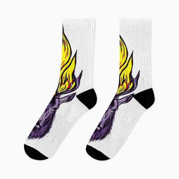 Item preview, Flaming Stag Purple designed and sold by jdm1981.