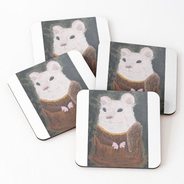 Artikelvorschau, Mona Lisa Hamster Acrylgemälde entworfen und verkauft von HedgieDoll.