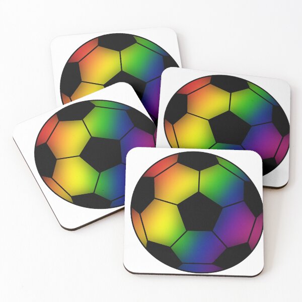 Item preview, Soccer Ball Rainbow designed and sold by Whylimecreates.