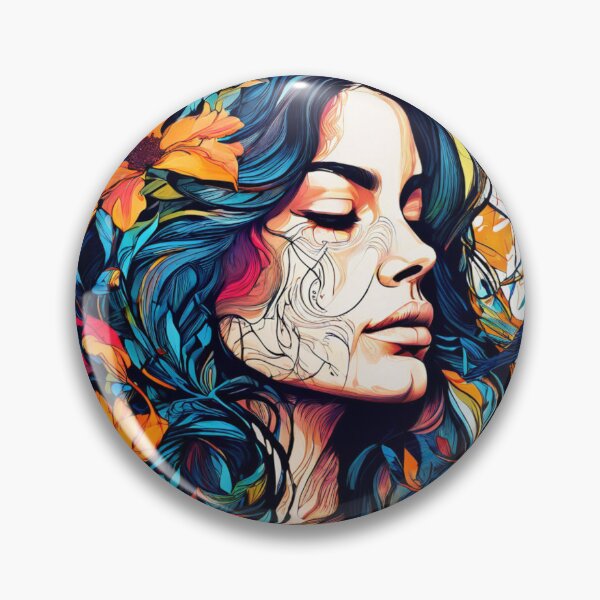 Item preview, The Woven Face: A Tapestry of Form and Fauna designed and sold by Colorful-Garden.