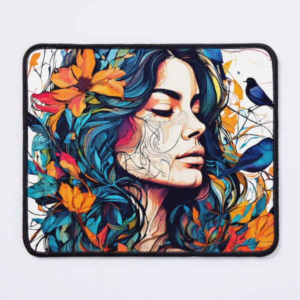 Item preview, The Woven Face: A Tapestry of Form and Fauna designed and sold by Colorful-Garden.