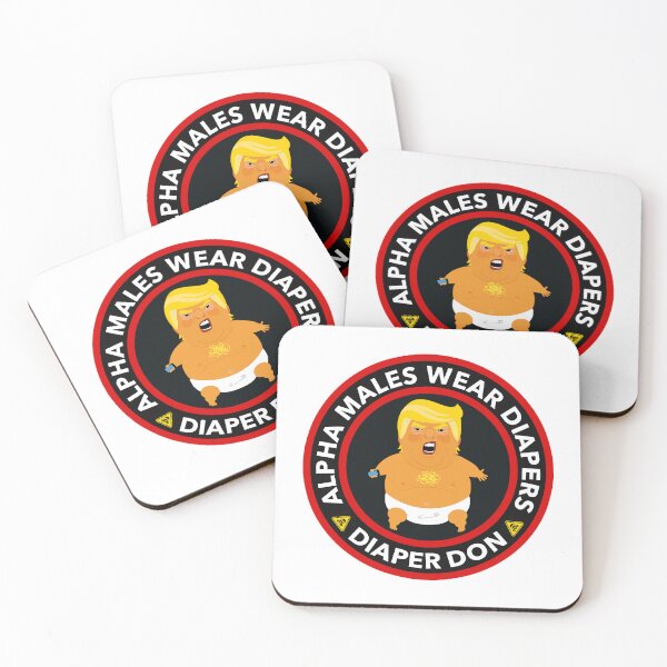Item preview, Alpha Males wear Diapers - Diaper Don - Anti trump designed and sold by Thelittlelord.