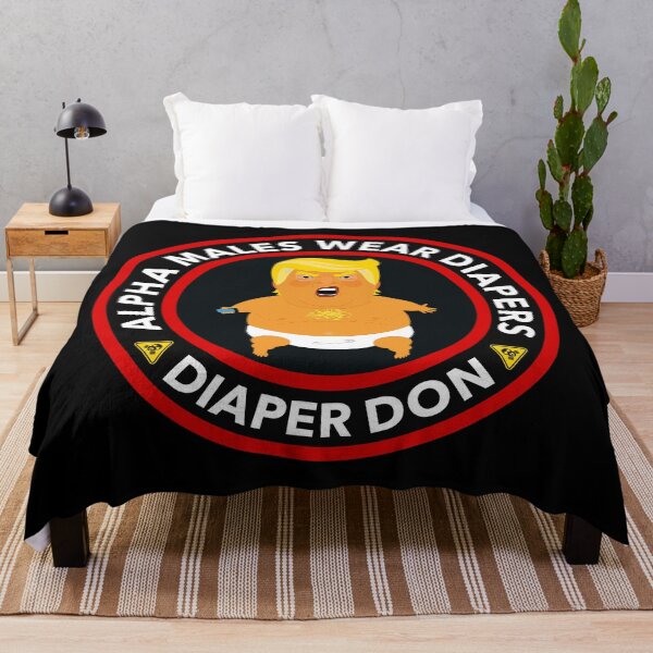 Item preview, Alpha Males wear Diapers - Diaper Don - Anti trump designed and sold by Thelittlelord.
