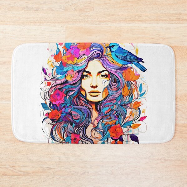Item preview, The Woven Face: A Tapestry of Form and Fauna designed and sold by Colorful-Garden.