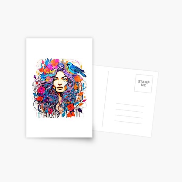 Item preview, The Woven Face: A Tapestry of Form and Fauna designed and sold by Colorful-Garden.