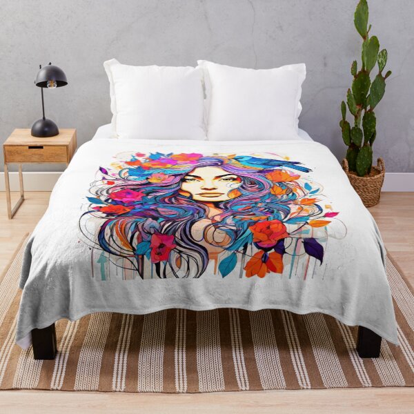 Item preview, The Woven Face: A Tapestry of Form and Fauna designed and sold by Colorful-Garden.