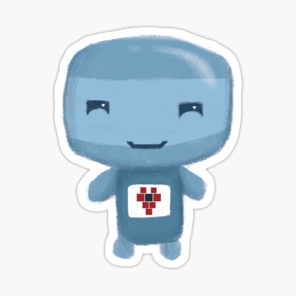 Yuki, the robot with a Heart Sticker