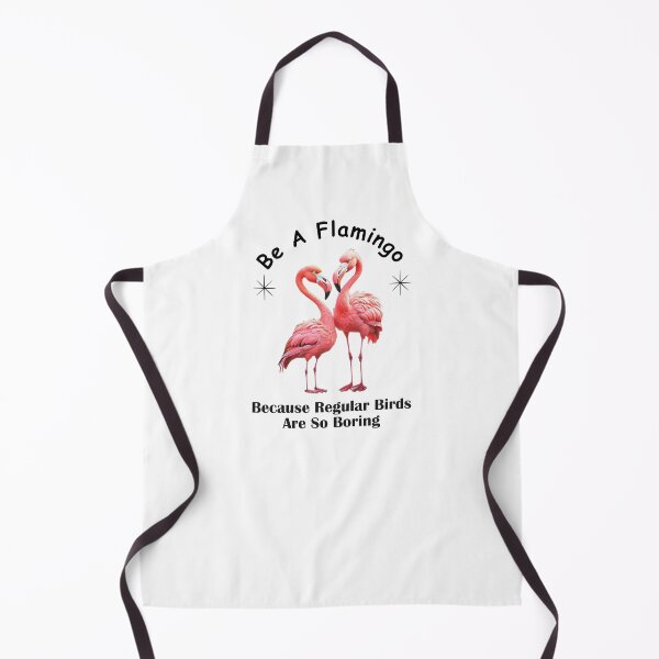 Item preview, Flamingos, Two funny pink flamingos, Shirt says:  Be a Flamingo - Because Other Birds Are So Boring. designed and sold by WhiteGothic.