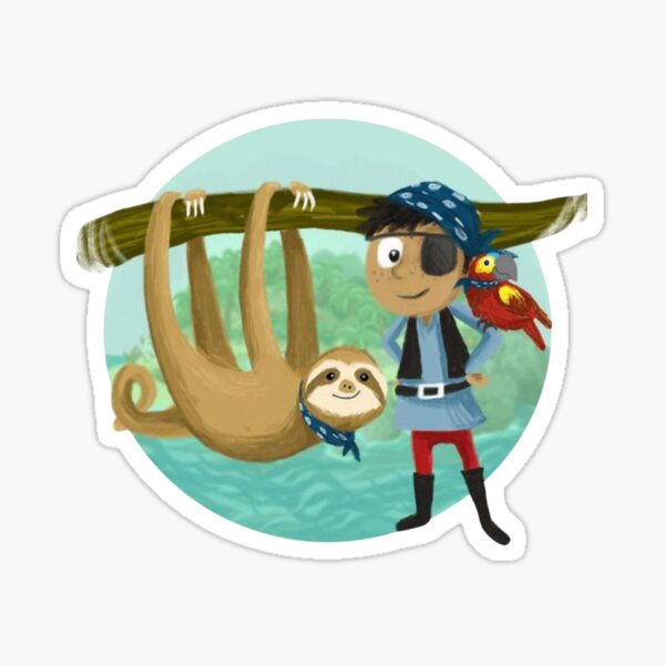 Pirate Osorio & Friends Adventures at Sea Sticker