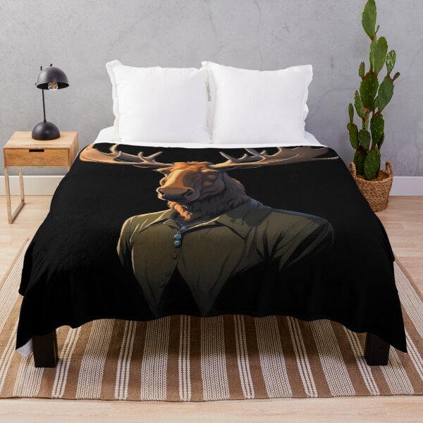 Item preview, Moose in a shirt designed and sold by Sopilka.