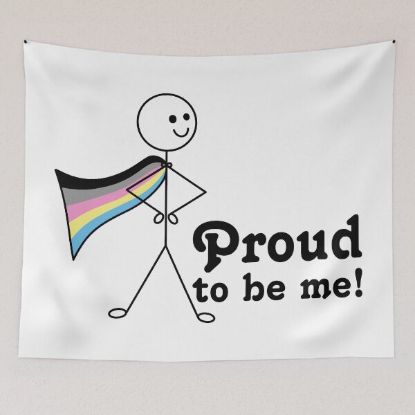 Item preview, Proud to Be Me Polygender Pride Super Hero designed and sold by JoyfulJen.