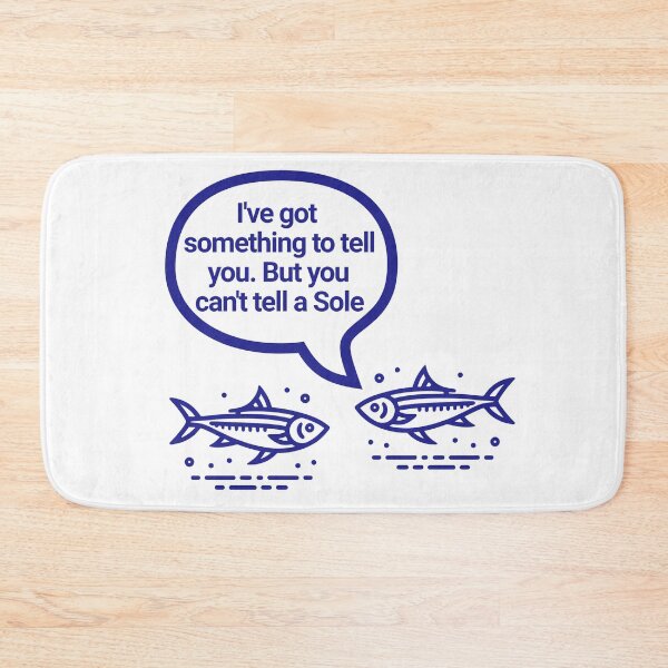 Item preview, Funny Sardine You Can't Tell A Sole Minimalist Fish Humor  designed and sold by twigandmeadow.