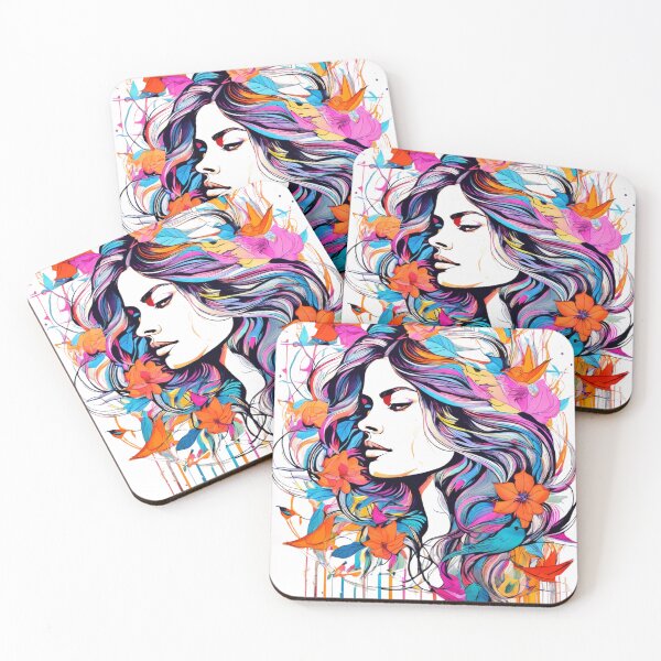 Item preview, The Woven Face: A Tapestry of Form and Fauna designed and sold by Colorful-Garden.