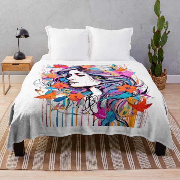 Item preview, The Woven Face: A Tapestry of Form and Fauna designed and sold by Colorful-Garden.