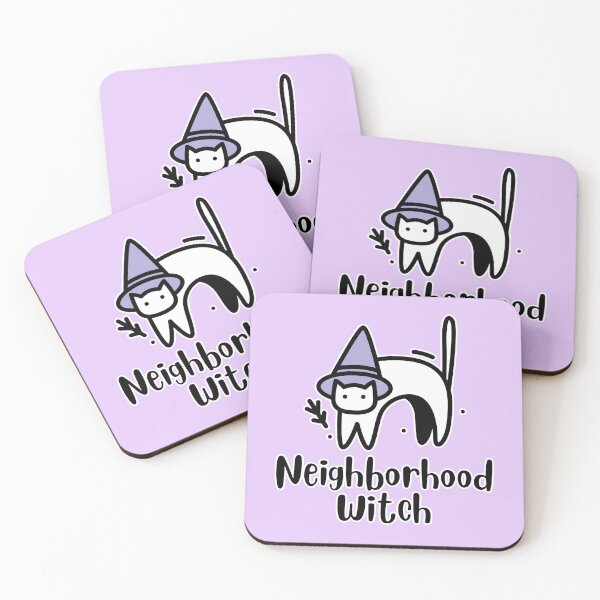 Item preview, Neighboorhood Witch Cat Design designed and sold by CarefulCreation.