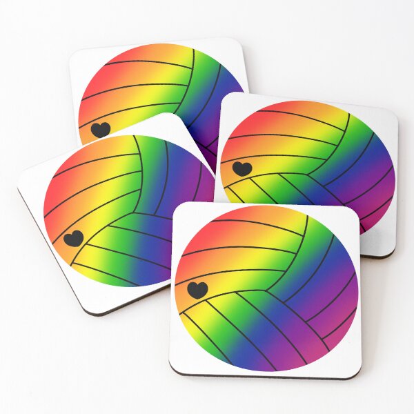Artikelvorschau, Volleyball-Liebe-Regenbogen entworfen und verkauft von Whylimecreates.