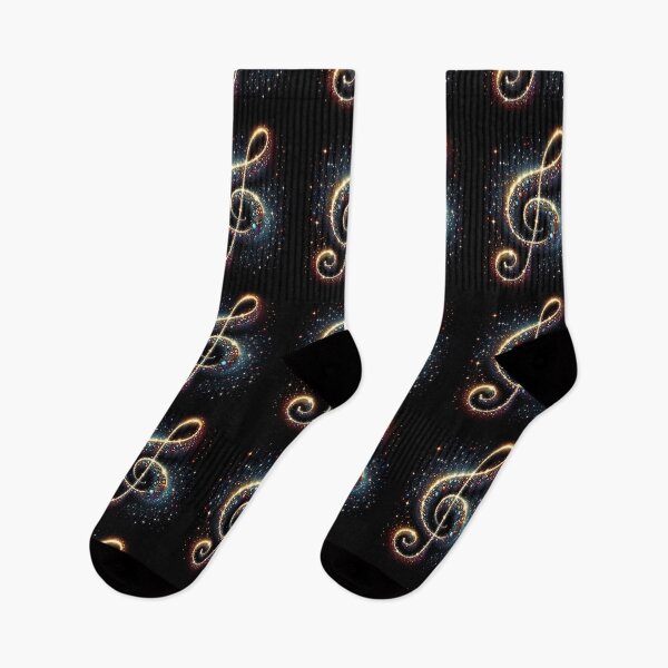 Item preview, A Pretty Slanted Treble Clef designed and sold by BrightrDayMusicArt.