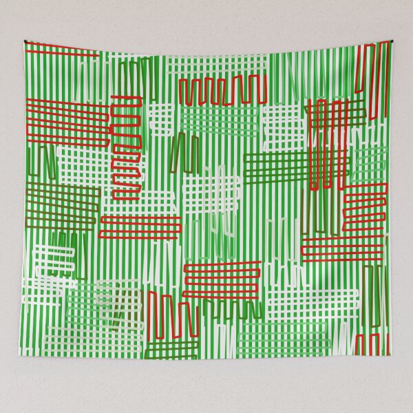 Item preview, Christmas Crinkle Line Geometric  designed and sold by Sharon Schwalbe.