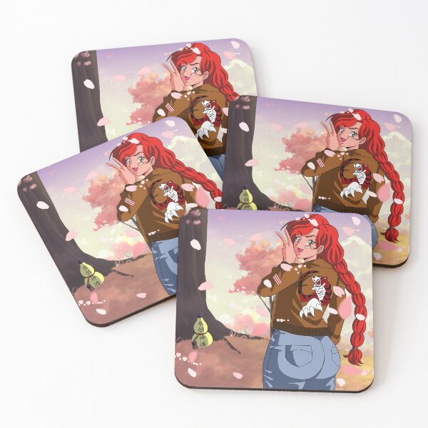 Item preview, Cat and The Cherry Blossoms designed and sold by ShenjiuShop.