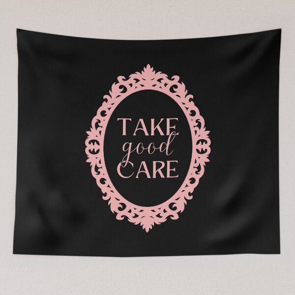 Item preview, Take Good Care Body Positivity Mirror Frame designed and sold by ObsidianDaz.