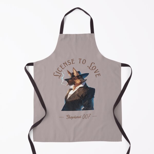 Item preview, German Shepherd as a secret agent. License to love designed and sold by Tsifra.