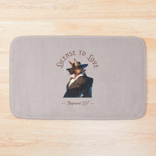 Item preview, German Shepherd as a secret agent. License to love  designed and sold by Tsifra.